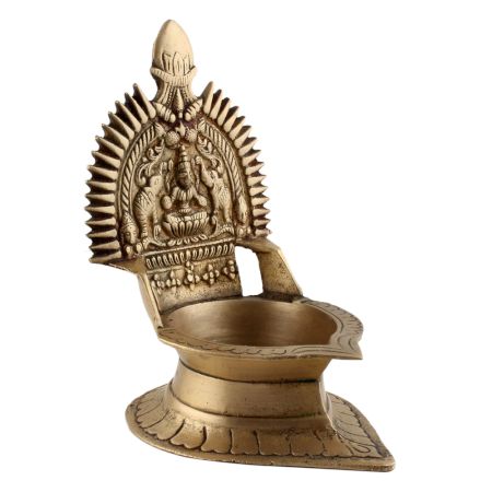 Small Kerala Brass Oil Lamp